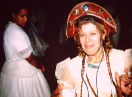 Umbanda Konzentration zum 1. Januar im Praia Grande, SP