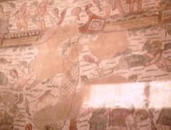 Antike Mosaiken mit Musikdarstellungen Mittelmeer