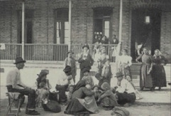 Hospedaroia dos imigrantes em são paulo. New Brazil 1922